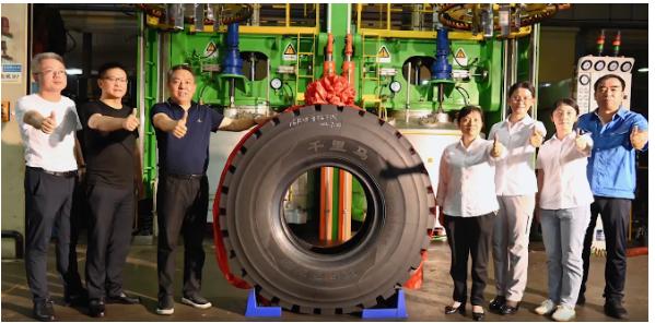 A New All-Steel OTR Tyre Has JustRolled off the General Science Production Line